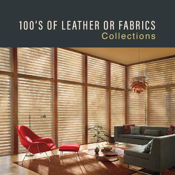 100's of Leather & Fabric Collection