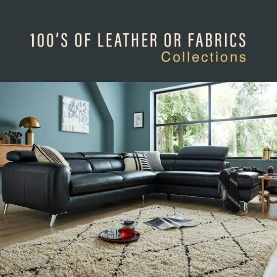 100's of Leather & Fabric Collection